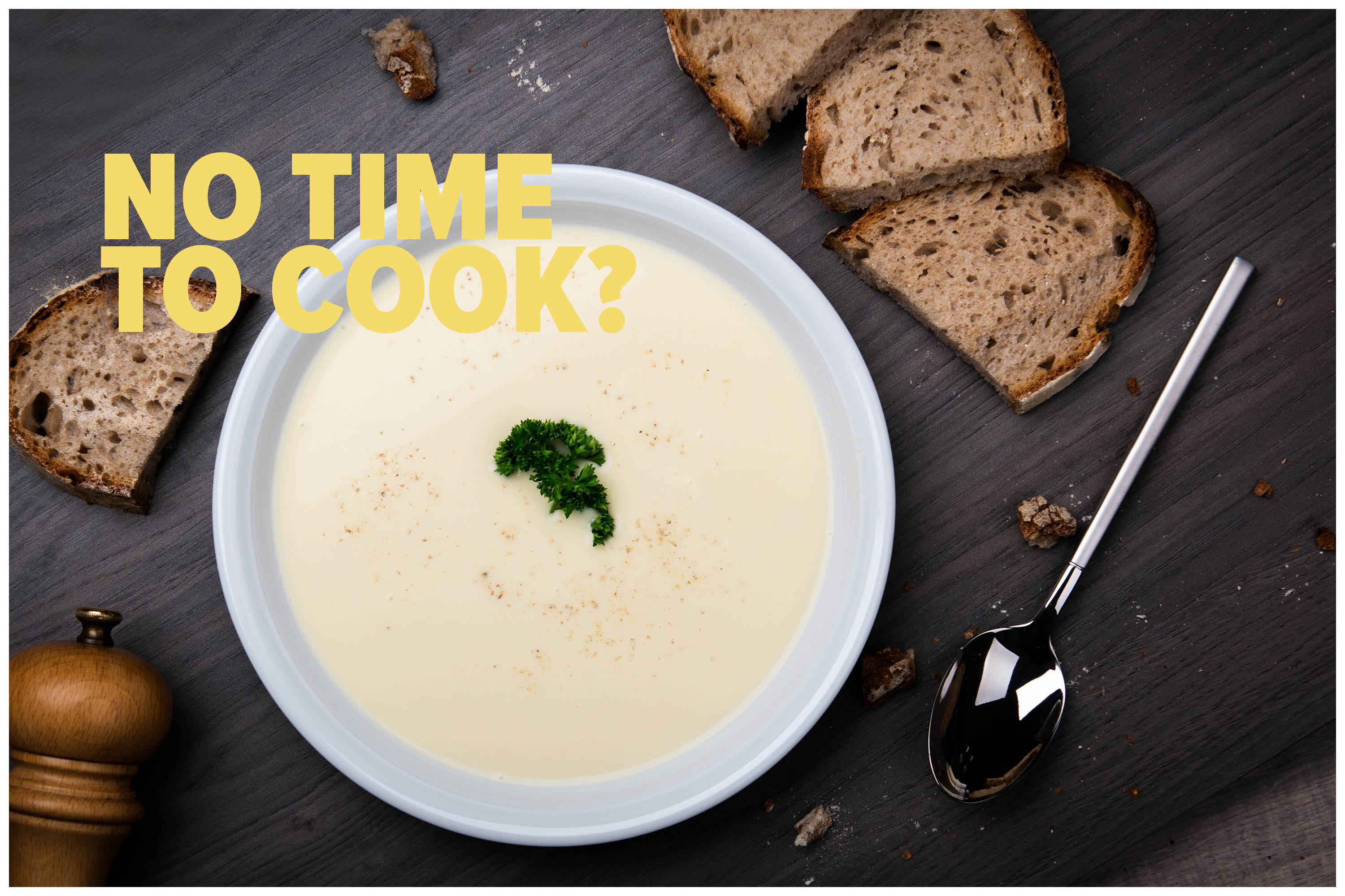 FOODS - PAINTURE - LUNCH - SOEP - PIZZA