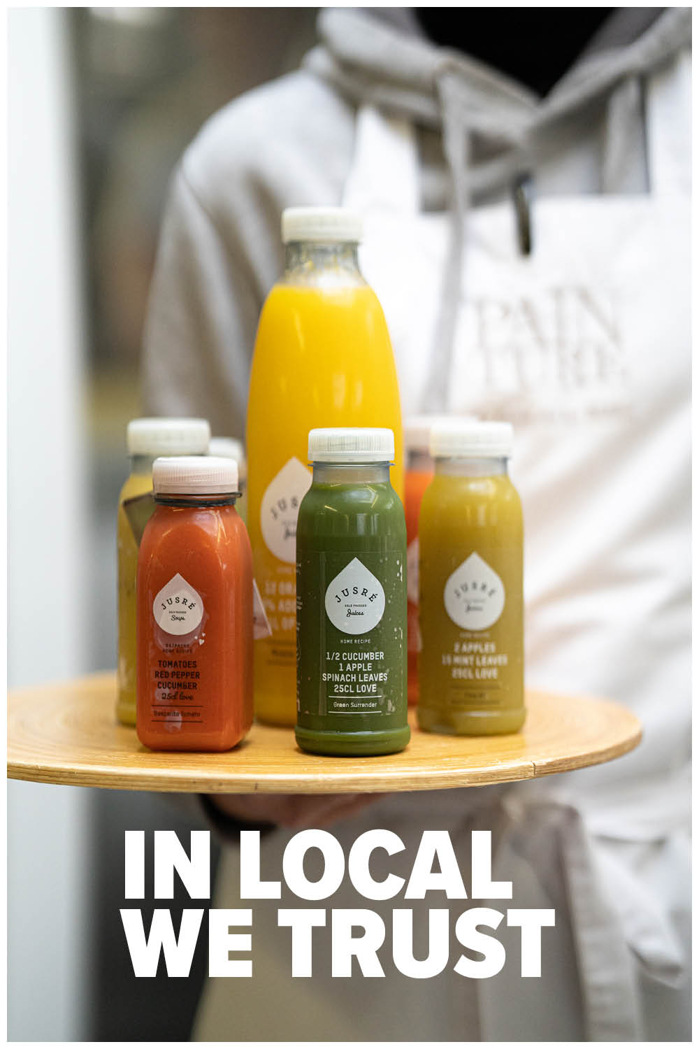 wij werken met locale producenten en houden van locale produkten