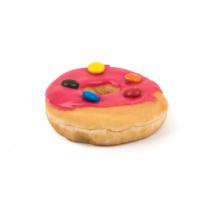 rose donut met m&m's