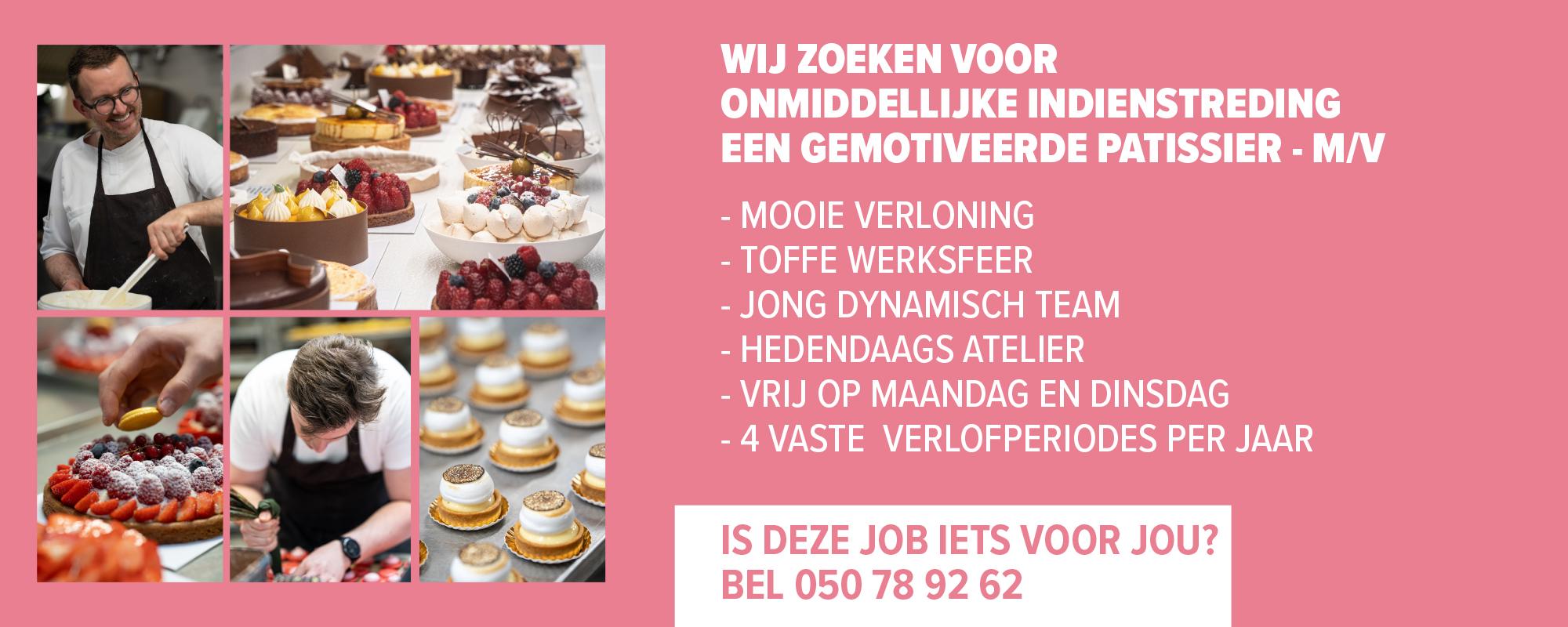 vacature patissier