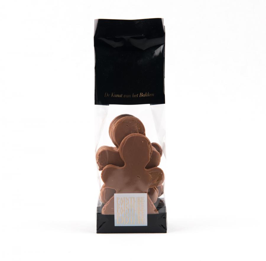 speculoosmannetjes met chocolade