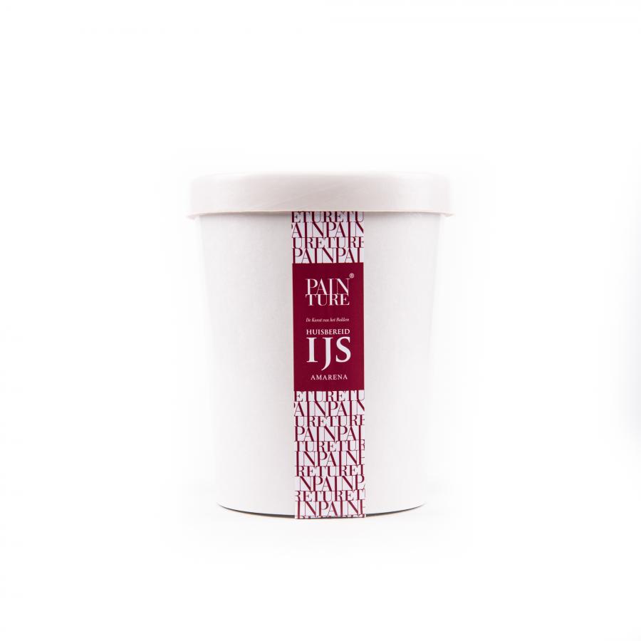 Schepijs amarena verkrijgbaar in 1L en 1/2L - 1 dag vooraf bestellen.